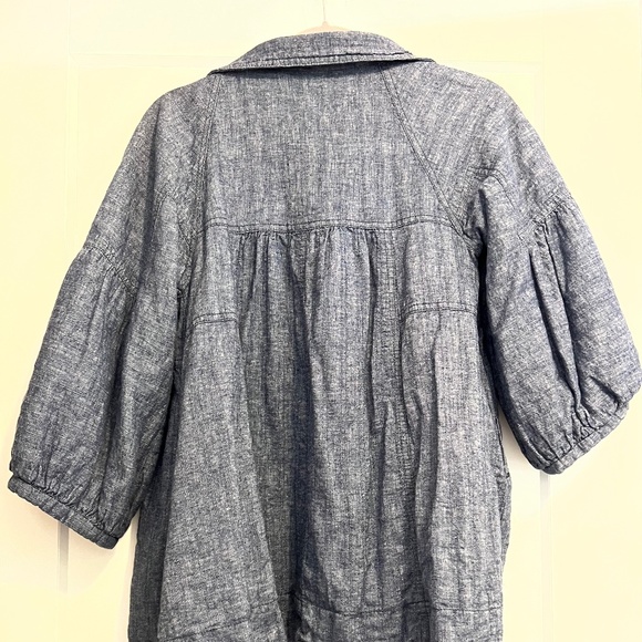 Free People chambray jacket - Picture 3 of 10